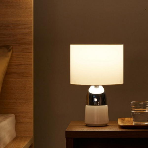 Лампа прикроватная Xiaomi Bedside Touch Table Lamp, белый абажур фото 2