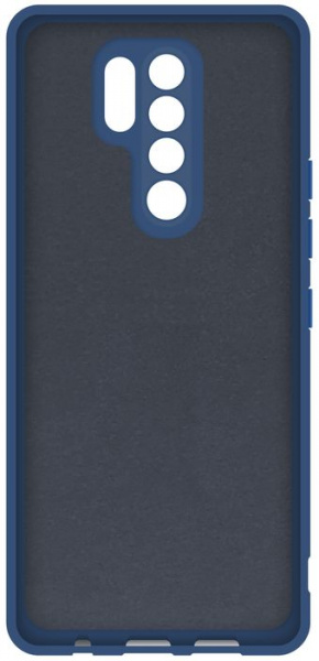Чехол-накладка для Xiaomi Redmi Note 10 Pro синий, Microfiber Case, Borasco фото 2