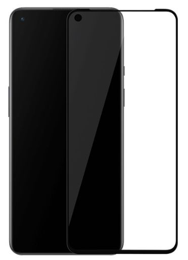 Защитное стекло для OnePlus 9 Full Screen черный, Redline фото 1