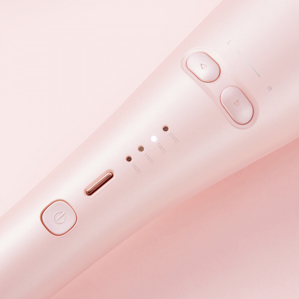 Автоматический стайлер для волос Xiaomi Lena Automatic Curling Wand Z1, розовый фото 3