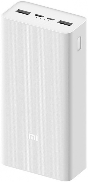 Внешний аккумулятор Xiaomi Mi Power Bank 3 30000 mah PB3018ZM, белый фото 2