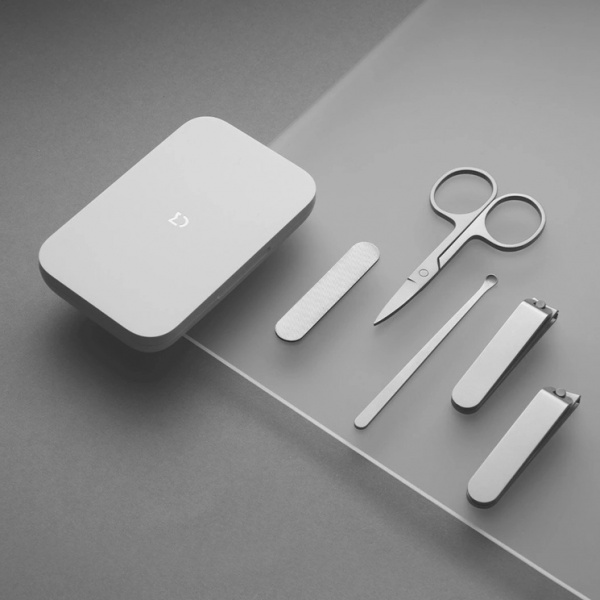 Маникюрный набор Xiaomi Mijia Nail Clipper Five Piece Set, белый фото 2
