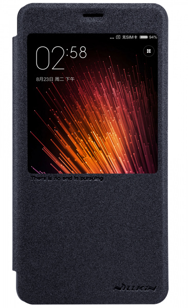 Чехол-книжка для Xiaomi Redmi Pro (черный), Nillkin Sparkle Leather Case фото 1