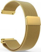 Ремешок сетчатый металлический 20мм для Amazfit GTR42мм/ GTS/ Bip/ Bip Lite, золотой - фото