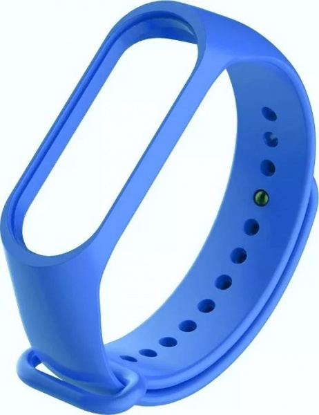 Ремешок силиконовый для Mi Band 4, синий фото 1