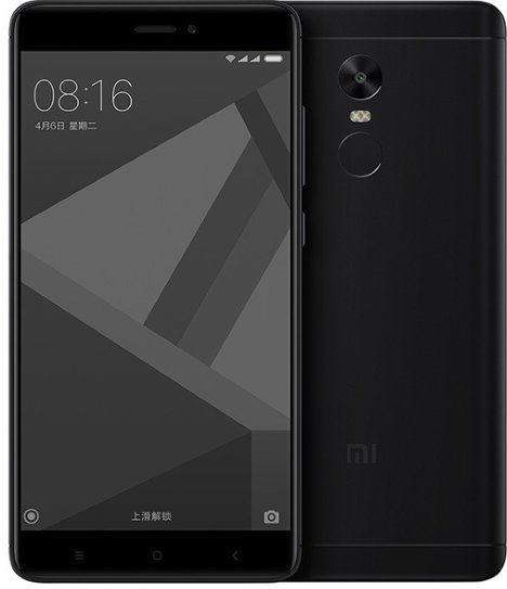 Смартфон Xiaomi Redmi Note 4X 16GB+3GB Black фото 3