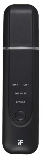 Аппарат для ультразвуковой чистки лица с ионами Xiaomi InFace Ultrasonic ion skin cleaner, черный фото 1