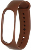 Ремешок силиконовый для Mi Band 5, коричневый - фото