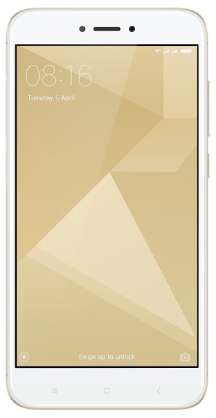 Смартфон Xiaomi RedMi 4X 16Gb Золотистый фото 1