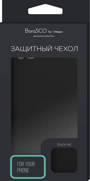 Чехол-накладка Hard Case для Xiaomi Redmi Note 8 Pro черный, Borasco фото 1