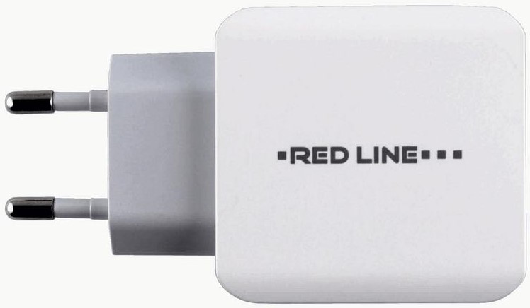 СЗУ адаптер 2 USB (модель Z-2)  2,1A Fast Charge белый, Redline фото 1