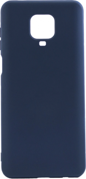 Чехол-накладка для Xiaomi Redmi Note 9S/9 Pro синий, Microfiber Case, Borasco фото 1