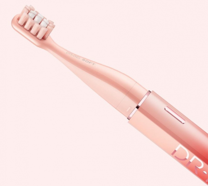 Зубная щетка электрическая Dr. Bei Sonic Electric Toothbrush Q3, розовый фото 4